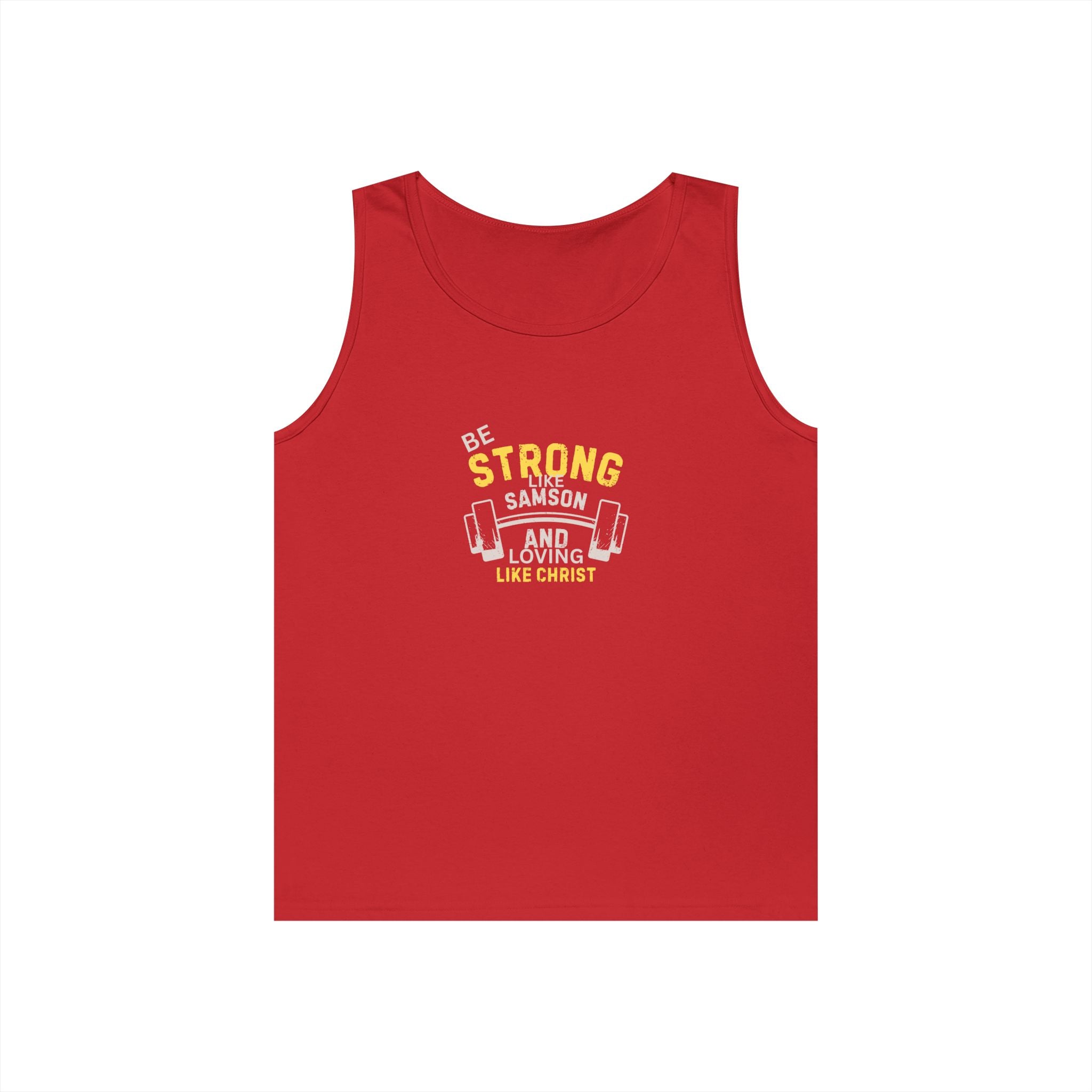 Be Strong like Samson Version 2 tank top
